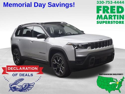 Silver Zynith Clearcoat 2026 Jeep Cherokee Overland