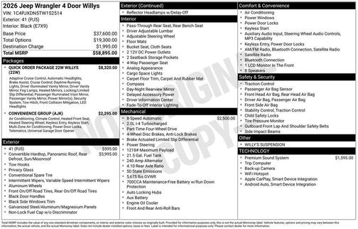 2026 Jeep Wrangler Sport