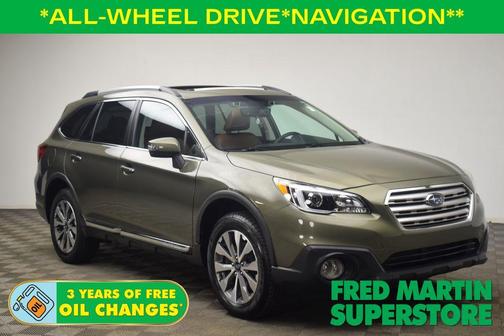 Wilderness Green Metallic 2017 Subaru Outback 2.5i Touring