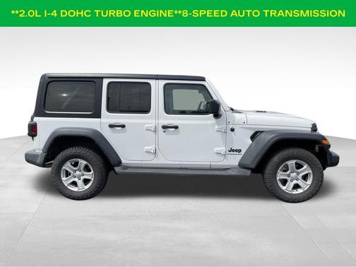 Bright White Clearcoat 2023 Jeep Wrangler Sport