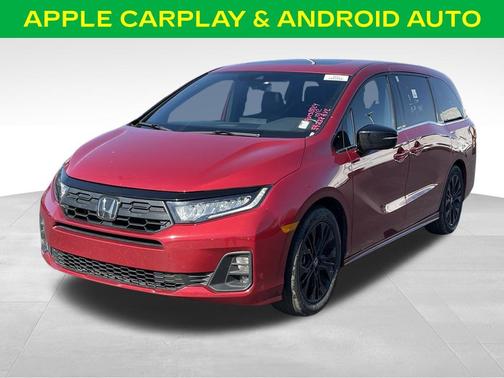 Radiant Red Metallic II 2025 Honda Odyssey Sport-L