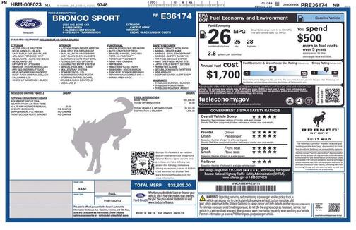 Cactus 2023 Ford Bronco Sport Big Bend