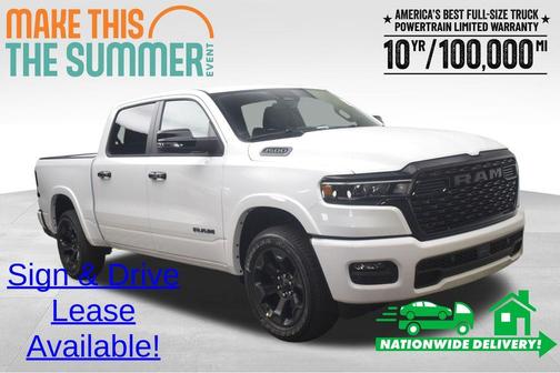 Bright White Clearcoat 2026 RAM 1500 Big Horn/Lone Star