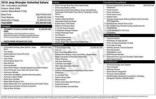2018 Jeep Wrangler Unlimited Sahara