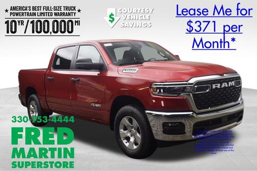 Molten Red Pearlcoat 2026 RAM 1500 Big Horn/Lone Star