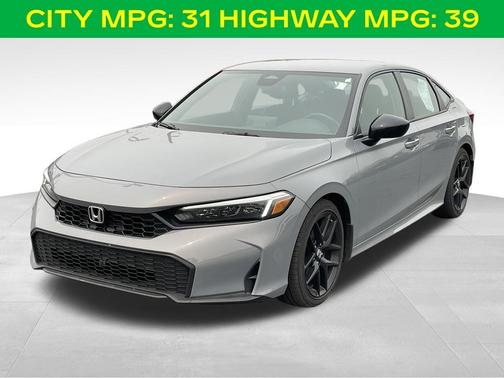 Urban Gray Pearl 2025 Honda Civic Sport