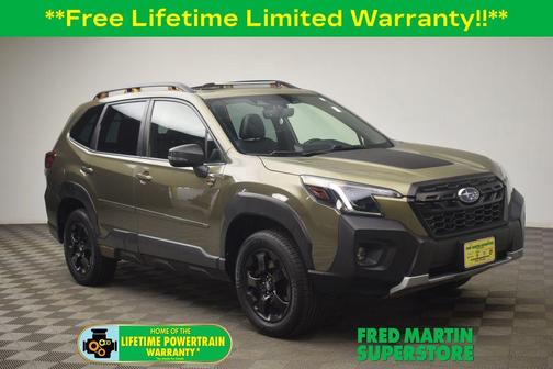 Autumn Green Metallic 2023 Subaru Forester Wilderness