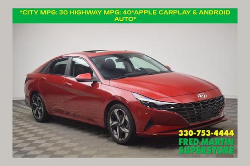 Scarlet Red Pearl 2023 Hyundai ELANTRA Limited