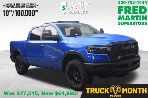 Hydro Blue Pearlcoat 2026 RAM 1500 Rebel