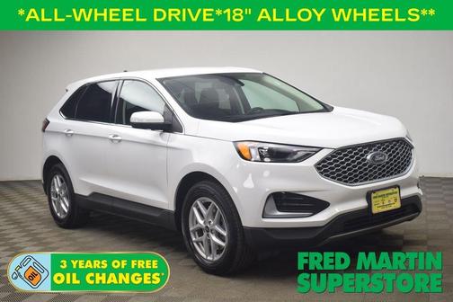 Oxford White 2024 Ford Edge SEL