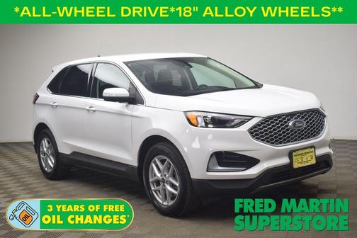 Oxford White 2024 Ford Edge SEL