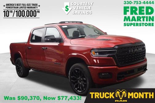 Molten Red Pearlcoat 2026 RAM 1500 Limited