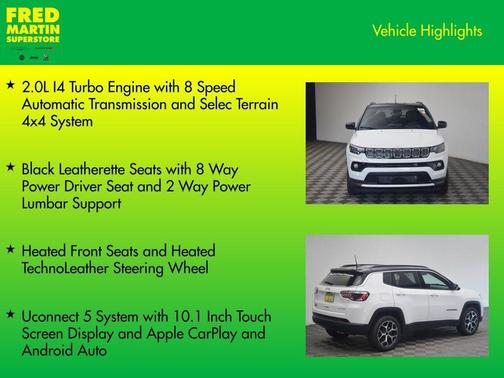 Bright White Clearcoat 2026 Jeep Compass Limited