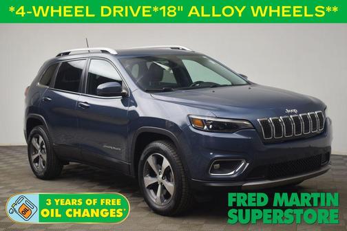 Slate Blue Pearlcoat 2020 Jeep Cherokee Limited
