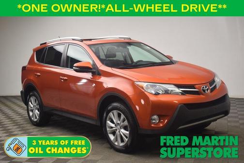 Burnt Orange 2015 Toyota RAV4 Limited