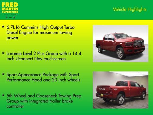 Molten Red Pearlcoat 2026 RAM 2500 Laramie