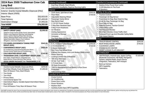 2024 RAM 3500 Tradesman