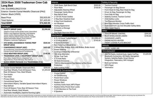 2024 RAM 3500 Tradesman