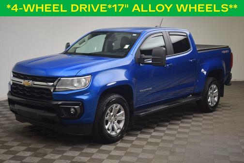Bright Blue Metallic 2022 Chevrolet Colorado LT