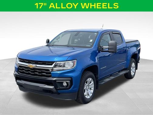 Bright Blue Metallic 2022 Chevrolet Colorado LT
