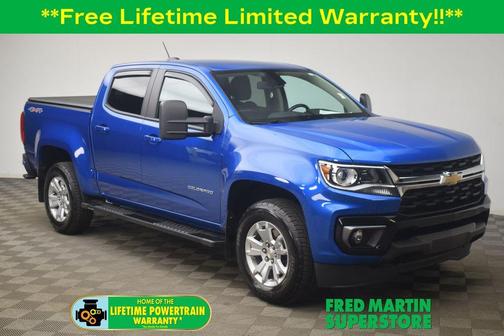 Bright Blue Metallic 2022 Chevrolet Colorado LT