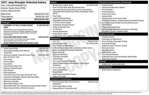 2021 Jeep Wrangler Unlimited Sahara