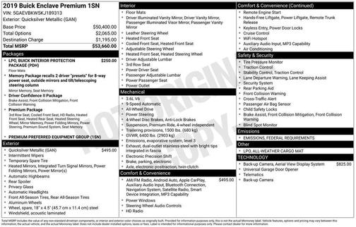 2019 Buick Enclave Premium