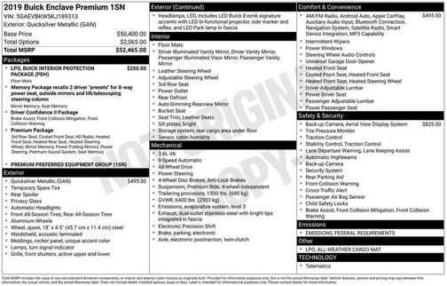 2019 Buick Enclave Premium