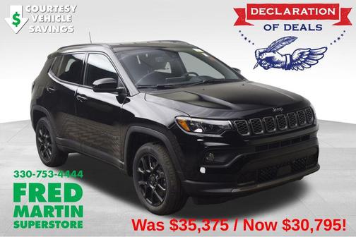 Diamond Black 2026 Jeep Compass Latitude