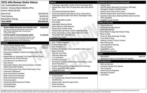 2022 Alfa Romeo Giulia Veloce