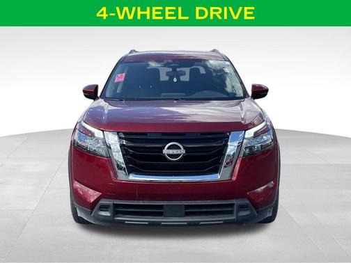 Scarlet Ember Tintcoat 2025 Nissan Pathfinder SV
