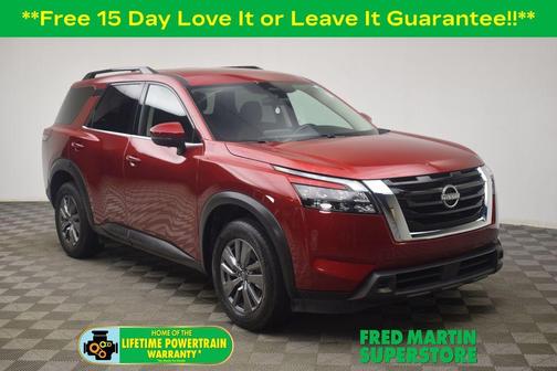 Scarlet Ember Tintcoat 2025 Nissan Pathfinder SV