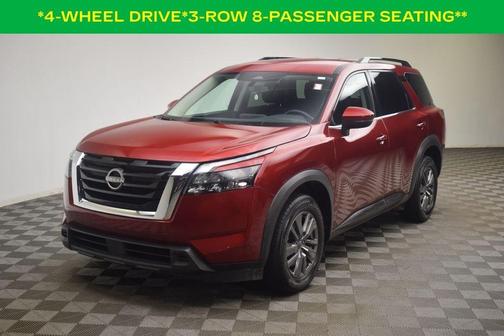 Scarlet Ember Tintcoat 2025 Nissan Pathfinder SV