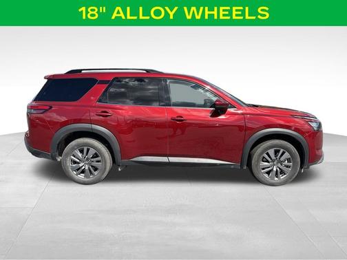 Scarlet Ember Tintcoat 2025 Nissan Pathfinder SV