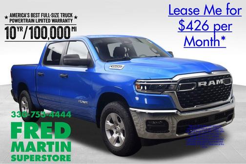 Hydro Blue Pearlcoat 2026 RAM 1500 Big Horn/Lone Star