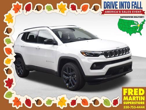 Bright White Clearcoat 2026 Jeep Compass Latitude