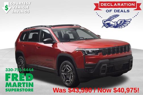 Red 2026 Jeep Cherokee LAREDO/LIMITED