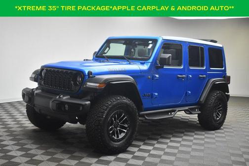 Hydro Blue Pearl 2025 Jeep Wrangler Sport
