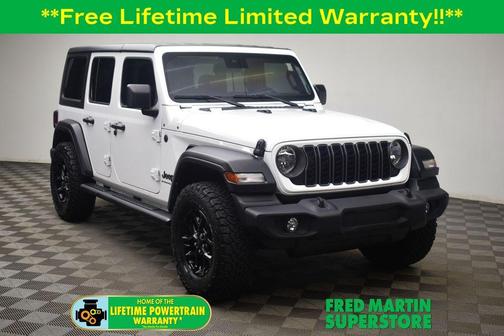Bright White Clearcoat 2024 Jeep Wrangler Sport