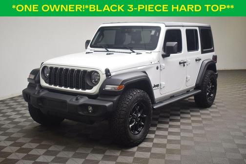 Bright White Clearcoat 2024 Jeep Wrangler Sport