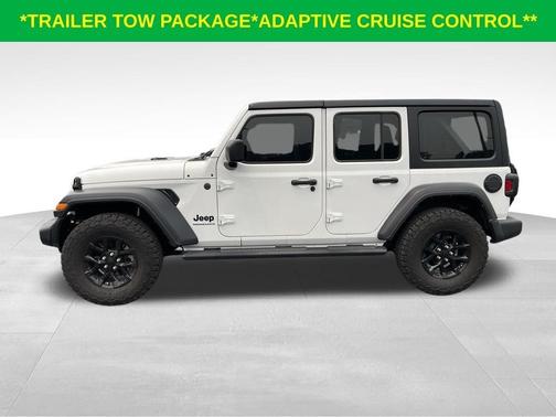 Bright White Clearcoat 2024 Jeep Wrangler Sport
