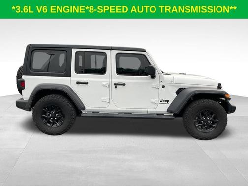 Bright White Clearcoat 2024 Jeep Wrangler Sport