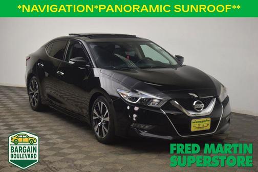Black 2017 Nissan Maxima 3.5 Platinum