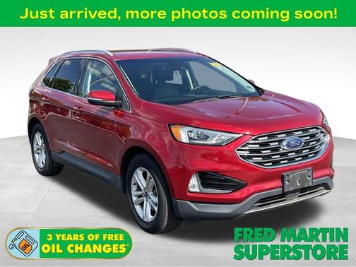 Red Metallic 2020 Ford Edge SEL
