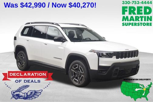 Bright White Clearcoat 2026 Jeep Cherokee LAREDO/LIMITED
