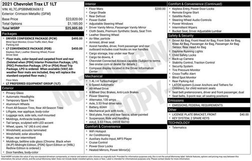 2021 Chevrolet Trax LT