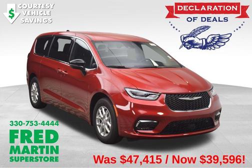 Red 2026 Chrysler Pacifica Select