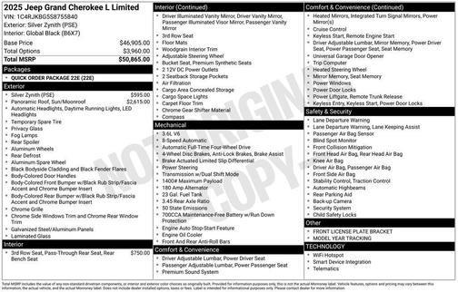2025 Jeep Grand Cherokee L Limited