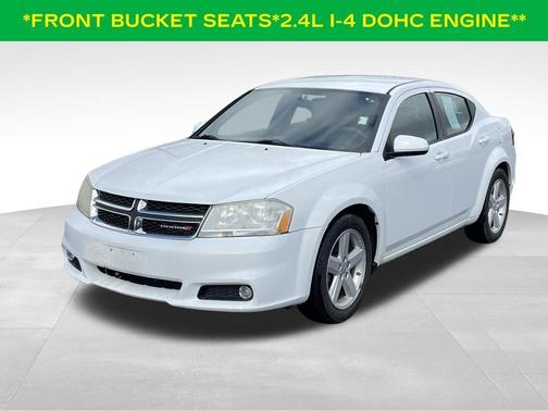 Bright White Clearcoat 2013 Dodge Avenger SXT