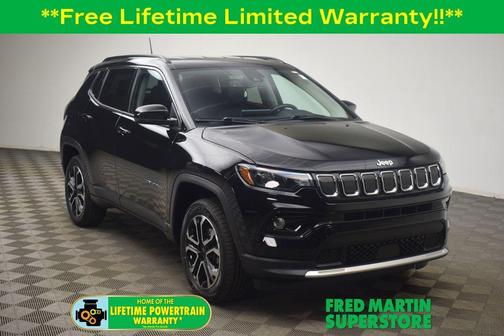 Diamond Black 2022 Jeep Compass Limited